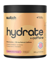 Switch Nutrition Hydrate + Caffeine 50 Serves Strawberry Burst 300g