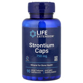 Life Extension Strontium Caps 750mg (250mg per cap) 90 Vegetarian Capsules
