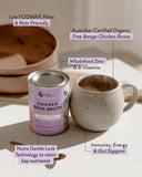 Nutra Organics Organic Chicken Bone Broth Powder Adaptogenic Mushroom 125g