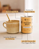 Nutra Organics Low FODMAP Vegetable Broth Powder Miso Ramen 125 g