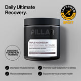 Pillar Performance Triple Magnesium Professional Recovery Supplement 120 Tablets