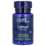 Life Extension Lithium 1,000 Mcg 100 Vegetarian Capsules, 100 Count