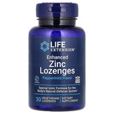 Life Extension Enhanced Zinc Lozenges, 30 Vegetarian Lozenges
