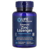 Life Extension Enhanced Zinc Lozenges, 30 Vegetarian Lozenges