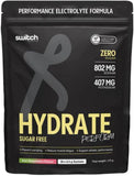 Switch Nutrition Hydrate Perform Sugar Free 20 Sachets Kiwi Watermelon