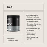 Switch Nutrition D-Aspartic Acid 50 Serves Unflavoured, 150 g