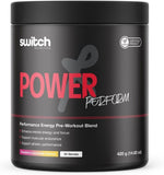 Switch Nutrition Power Perform Pre-Workout 30 Serves Raspberry Lemonade