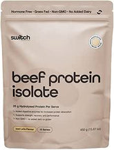 Switch Nutrition Beef Protein Isolate 15 Serves Iced Latte Flavour 450g