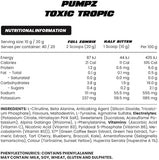 Zombie Labs Pumpz Non-Stim Pre Workout 400g Toxic Tropic Flavour