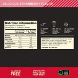 Optimum Nutrition Gold Standard 100% Whey Protein Powder, Strawberry 4.54kg