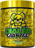 The X Athletics Dialed Carnage Pre-Workout Pineapple Express 25 Servings
