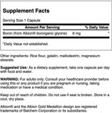 Swanson Boron from Albion Boroganic Glycine 6 Milligrams 60 Capsules