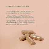 Naternal Vitamins IronBiotic 30 Hard Capsules Iron Bisglycinate + Probiotics