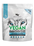 White Wolf Nutrition Vegan Superfood Protein Blend 2.25kg (75 Serves) Creamy Vanilla