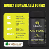 myBrainCo. Active-B Complex Supplement 60 Veg Capsules