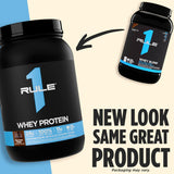 Rule 1 Whey Blend Powder 2.28 kg, Lightly Salted Caramel (67 Servings)
