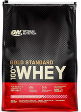 Optimum Nutrition Gold Standard 100% Whey Protein Powder, Strawberry 4.54kg