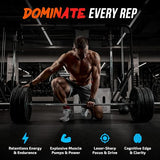 The X Athletics Dialed Carnage Pre-Workout Pineapple Express 25 Servings