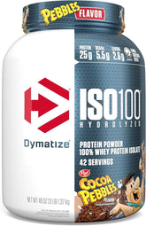 Dymatize ISO100, 100% Hydrolyzed Whey Protein Isolate Cocoa Pebbles 1.37kg
