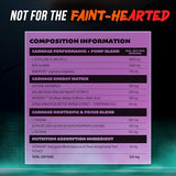 The X Athletics Dialed Carnage Pre-Workout Sour Watermelon 25 Servings