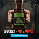 The X Athletics OG Dialed Pre-Workout Sour Watermelon, 50 Servings