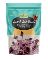 Untamed Health Organic Radish Red Rambo Sprouting Seeds 100 g