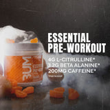 Raw Nutrition CBUM Essential Pre-Workout Peach Mango 30 Serves