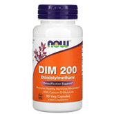 Now Foods DIM 200mg with Calcium D-Glucarate 90 Capsules