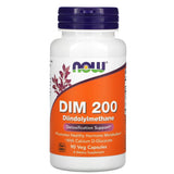 Now Foods DIM 200mg with Calcium D-Glucarate 90 Capsules