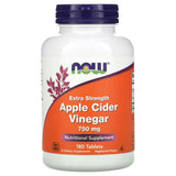 Now Foods Apple Cider Vinegar 180 Tablets Extra Strength 750mg