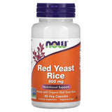 NOW Foods Red Yeast Rice 600mg 60 Capsules