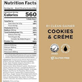 Rule 1 Mass Gainer Cookies & Crème 6lbs (2.56kg)