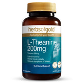Herbs of Gold L-Theanine 200mg 30 Capsules