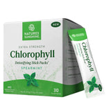 Nature's Sunshine Chlorophyll 30 Spearmint Stick Packs