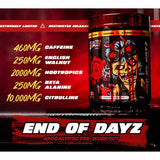 Zombie Labs End Of Dayz Pre-Workout 50 Serve Toxic Tropic