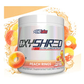 EHPLabs Oxyshred Ultra Concentration Shredding Formula 60 Serves Peach Candy Rings
