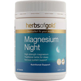 Herbs of Gold Magnesium Night 120 Tablets