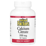 Natural Factors Calcium Citrate 350mg 90 Tablets