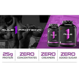 Rule1 R1 Casein Protein Strawberries & Creme 899gm **CLEARANCE UBD 09/2026**