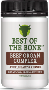 Best of the Bone Beef Organ Complex Capsules 160 Capsules