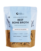 Nutra Naturals (Nutra Organics) Beef Bone Broth Hearty Original 1 kg, 125 Serves
