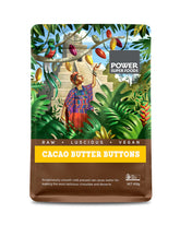Power Super Foods Cacao Butter Raw Buttons 450g