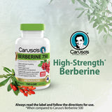 Caruso's Berberine 750, 60 Tablets