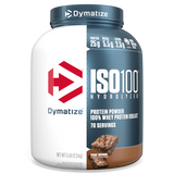 Dymatize ISO100 100% Hydrolyzed Whey Protein Isolate, Fudge Brownie 2.3kg/5lb