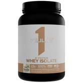Rule 1 100% Whey Protein Isolate Powder Vanilla Naturally Flavoured (25 Servings) 1.68 lb