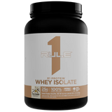 Rule 1 100% Whey Protein Isolate Powder Vanilla Naturally Flavoured (25 Servings) 1.68 lb