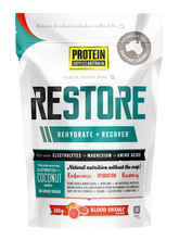 Protein Supplies Australia Restore Hydration Powder, Blood Orange 200 g