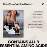 Switch Nutrition Amino Switch Raspberry BCAA and EAA Recovery Matrix 210 g (30 serves)