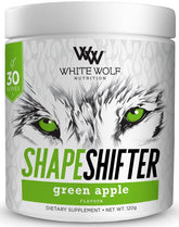 White Wolf ShapeShifter Fat Burner Green Apple 120g