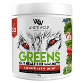 White Wolf Greens Gut Health And Immunity Strawberry Mint 150g